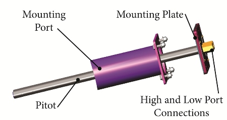 The DSV for simple installation of velocity averaging pitots in any duct